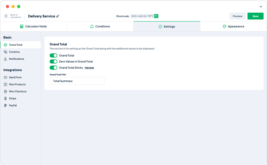 StylemixThemes Cost Calculator Grand Total