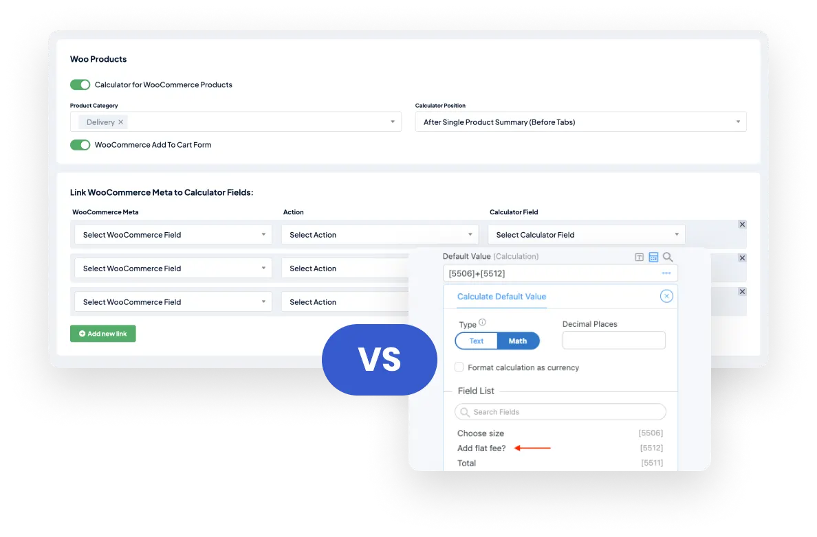 Calculator WooProducts