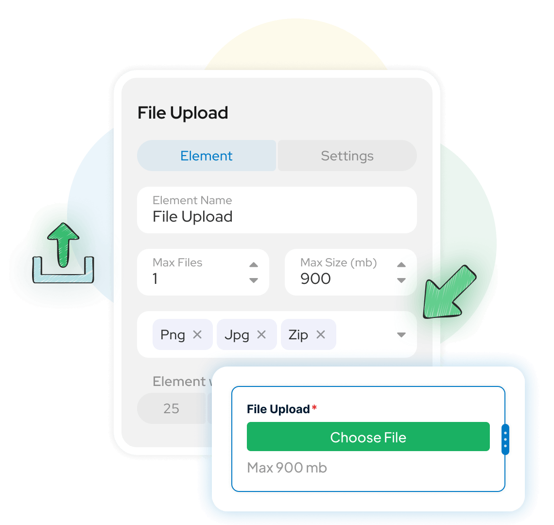 Unlimited Attaching Files