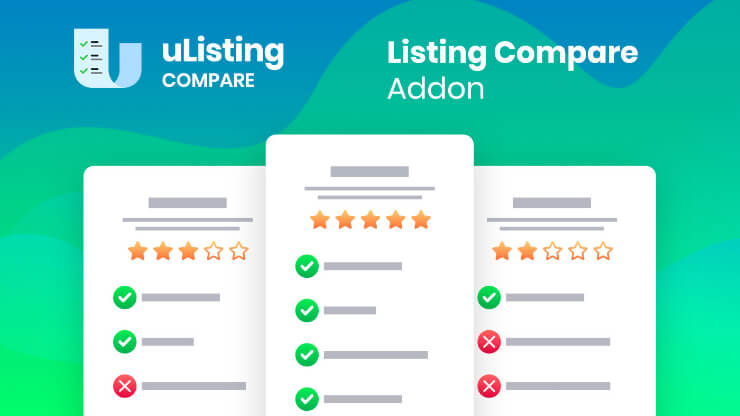 ulisting listing compare wordpress plugin